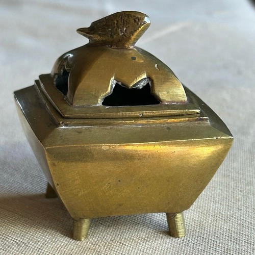 Vintage antique brass diamond